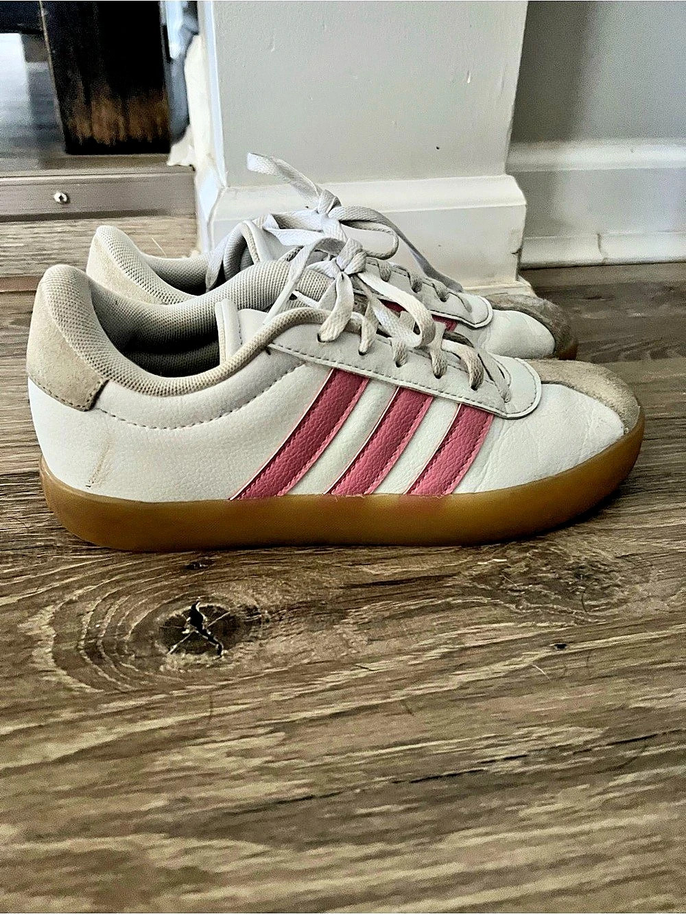 adidas Kaptir Flow Women's Sneakers White & Pink US 4